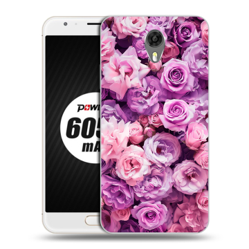 Пластиковый чехол на Ulefone Power 2 с принтом лавандовые розы Пластиковый чехол на Ulefone Power 2 с принтом лавандовые розы