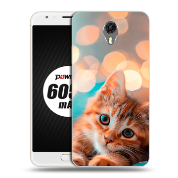 Пластиковый чехол на Ulefone Power 2 с принтом котик Пластиковый чехол на Ulefone Power 2 с принтом котик