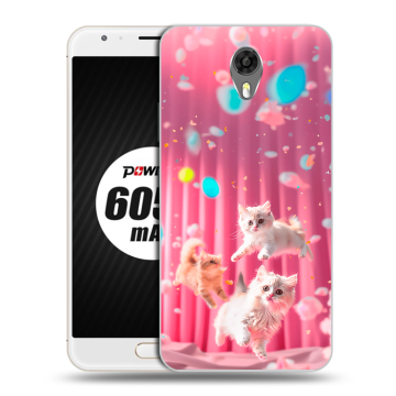 Пластиковый чехол на Ulefone Power 2 с принтом милые котики Пластиковый чехол на Ulefone Power 2 с принтом милые котики
