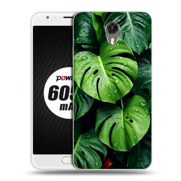 Пластиковый чехол на Ulefone Power 2 с принтом Листья Пластиковый чехол на Ulefone Power 2 с принтом Листья