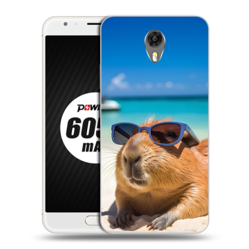Пластиковый чехол на Ulefone Power 2 с принтом Капибара Пластиковый чехол на Ulefone Power 2 с принтом Капибара
