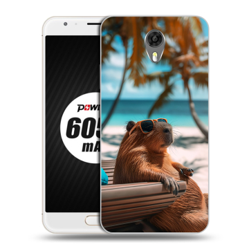 Пластиковый чехол на Ulefone Power 2 с принтом Капибара Пластиковый чехол на Ulefone Power 2 с принтом Капибара