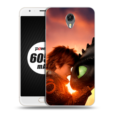 Пластиковый чехол на Ulefone Power 2 с принтом Как приручить дракона Пластиковый чехол на Ulefone Power 2 с принтом Как приручить дракона