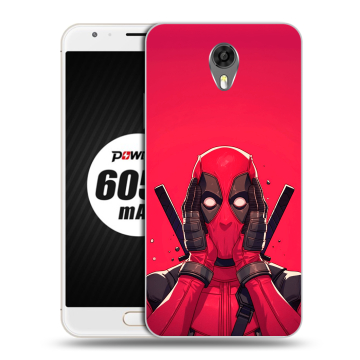 Пластиковый чехол на Ulefone Power 2 с принтом Дедпул Deadpool Пластиковый чехол на Ulefone Power 2 с принтом Дедпул Deadpool