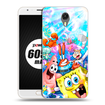 Пластиковый чехол на Ulefone Power 2 с принтом спанчбоб спанч боб Пластиковый чехол на Ulefone Power 2 с принтом спанчбоб спанч боб