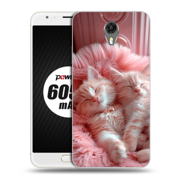 Пластиковый чехол на Ulefone Power 2 с принтом котята котики Пластиковый чехол на Ulefone Power 2 с принтом котята котики