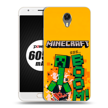Пластиковый чехол на Ulefone Power 2 с принтом Майнкрафт Minecraft Пластиковый чехол на Ulefone Power 2 с принтом Майнкрафт Minecraft