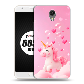 Пластиковый чехол на Ulefone Power 2 с принтом Единорог Пластиковый чехол на Ulefone Power 2 с принтом Единорог