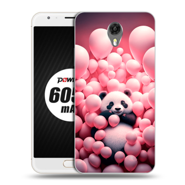 Пластиковый чехол на Ulefone Power 2 с принтом Панда Пластиковый чехол на Ulefone Power 2 с принтом Панда