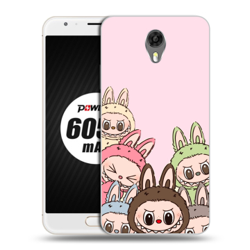 Пластиковый чехол на Ulefone Power 2 с принтом Лабубу Пластиковый чехол на Ulefone Power 2 с принтом Лабубу