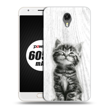 Пластиковый чехол на Ulefone Power 2 с принтом Котенок Пластиковый чехол на Ulefone Power 2 с принтом Котенок