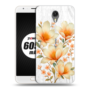 Пластиковый чехол на Ulefone Power 2 с принтом Цветы Пластиковый чехол на Ulefone Power 2 с принтом Цветы