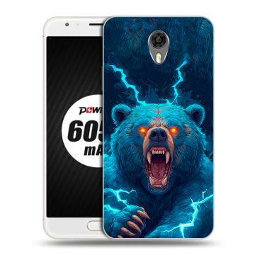 Пластиковый чехол на Ulefone Power 2 с принтом Медведь Пластиковый чехол на Ulefone Power 2 с принтом Медведь