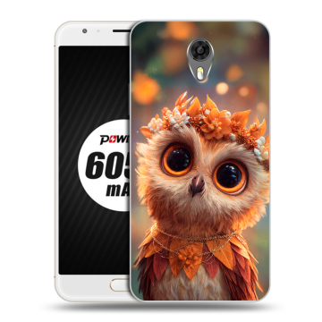 Пластиковый чехол на Ulefone Power 2 с принтом Милая сова Пластиковый чехол на Ulefone Power 2 с принтом Милая сова