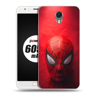 Пластиковый чехол на Ulefone Power 2 с принтом Spiderman Человек паук Пластиковый чехол на Ulefone Power 2 с принтом Spiderman Человек паук