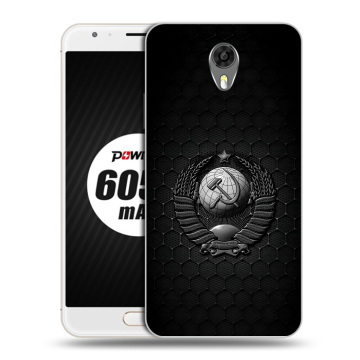 Пластиковый чехол на Ulefone Power 2 с принтом Герб Флаг СССР Пластиковый чехол на Ulefone Power 2 с принтом Герб Флаг СССР