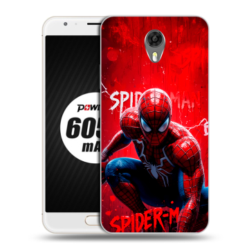 Пластиковый чехол на Ulefone Power 2 с принтом Spiderman Человек паук Пластиковый чехол на Ulefone Power 2 с принтом Spiderman Человек паук