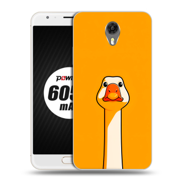 Пластиковый чехол на Ulefone Power 2 с принтом Смешная утка Пластиковый чехол на Ulefone Power 2 с принтом Смешная утка