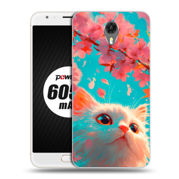 Пластиковый чехол на Ulefone Power 2 с принтом Красивый кот Пластиковый чехол на Ulefone Power 2 с принтом Красивый кот