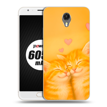 Пластиковый чехол на Ulefone Power 2 с принтом Милые котята Пластиковый чехол на Ulefone Power 2 с принтом Милые котята