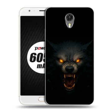 Пластиковый чехол на Ulefone Power 2 с принтом Волк Пластиковый чехол на Ulefone Power 2 с принтом Волк
