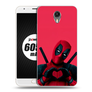 Пластиковый чехол на Ulefone Power 2 с принтом Дедпул Deadpool Пластиковый чехол на Ulefone Power 2 с принтом Дедпул Deadpool