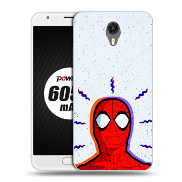 Пластиковый чехол на Ulefone Power 2 с принтом Spiderman Человек паук Пластиковый чехол на Ulefone Power 2 с принтом Spiderman Человек паук