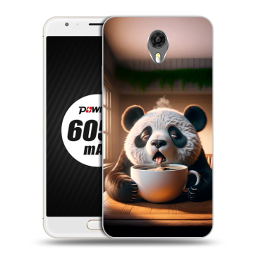 Пластиковый чехол на Ulefone Power 2 с принтом смешная панда Пластиковый чехол на Ulefone Power 2 с принтом смешная панда