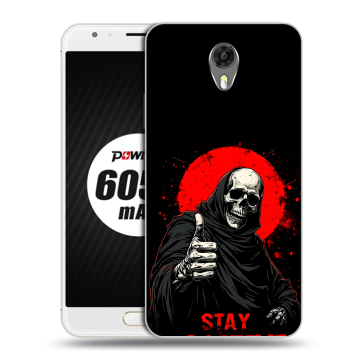 Пластиковый чехол на Ulefone Power 2 с принтом смешной скелет Пластиковый чехол на Ulefone Power 2 с принтом смешной скелет