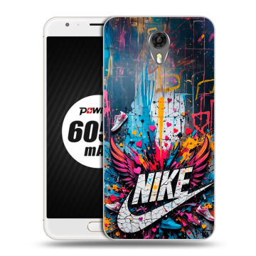 Пластиковый чехол на Ulefone Power 2 с принтом Nike Найк Пластиковый чехол на Ulefone Power 2 с принтом Nike Найк