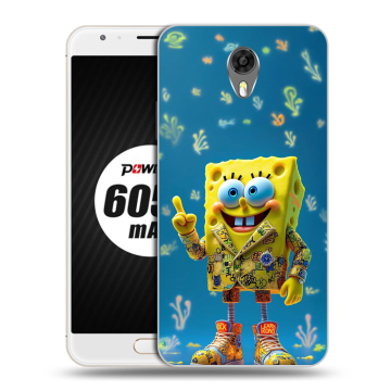 Пластиковый чехол на Ulefone Power 2 с принтом Спанч боб Спанчбоб Пластиковый чехол на Ulefone Power 2 с принтом Спанч боб Спанчбоб