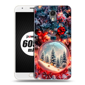 Пластиковый чехол на Ulefone Power 2 с принтом Новый год Пластиковый чехол на Ulefone Power 2 с принтом Новый год