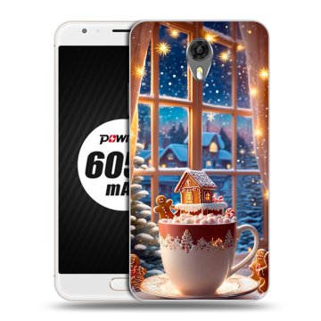 Пластиковый чехол на Ulefone Power 2 с принтом Новый год Пластиковый чехол на Ulefone Power 2 с принтом Новый год