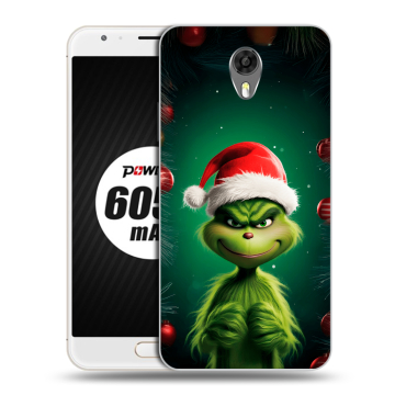 Пластиковый чехол на Ulefone Power 2 с принтом Гринч Новый год Рождество Пластиковый чехол на Ulefone Power 2 с принтом Гринч Новый год Рождество
