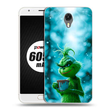 Пластиковый чехол на Ulefone Power 2 с принтом Новый год гринч Пластиковый чехол на Ulefone Power 2 с принтом Новый год гринч