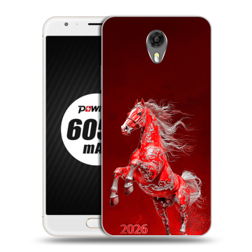 Пластиковый чехол на Ulefone Power 2 с принтом Новый год Пластиковый чехол на Ulefone Power 2 с принтом Новый год
