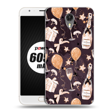 Пластиковый чехол на Ulefone Power 2 с принтом Новый год Пластиковый чехол на Ulefone Power 2 с принтом Новый год