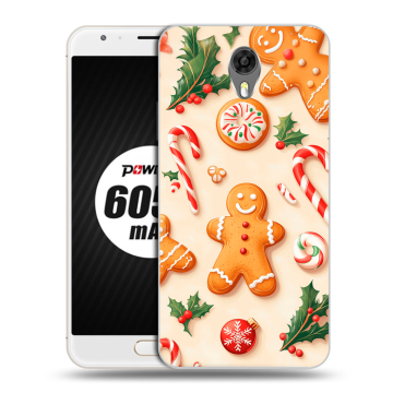 Пластиковый чехол на Ulefone Power 2 с принтом Новый год Пластиковый чехол на Ulefone Power 2 с принтом Новый год