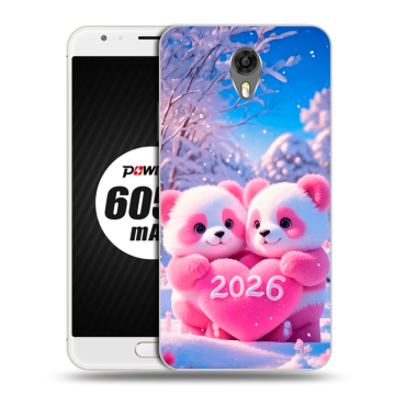 Пластиковый чехол на Ulefone Power 2 с принтом Новый год Пластиковый чехол на Ulefone Power 2 с принтом Новый год