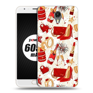 Пластиковый чехол на Ulefone Power 2 с принтом Новый год Пластиковый чехол на Ulefone Power 2 с принтом Новый год