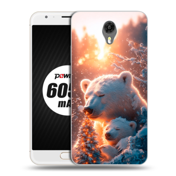 Пластиковый чехол на Ulefone Power 2 с принтом Новый год Пластиковый чехол на Ulefone Power 2 с принтом Новый год