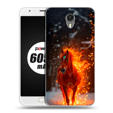 Пластиковый чехол на Ulefone Power 2 с принтом Новый год Пластиковый чехол на Ulefone Power 2 с принтом Новый год