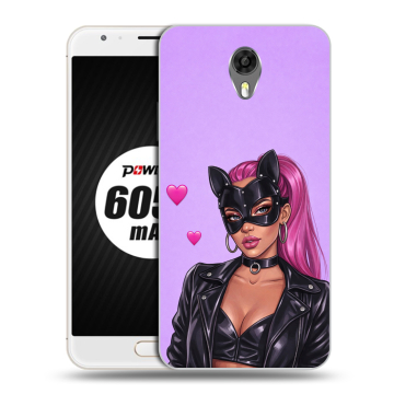 Пластиковый чехол на Ulefone Power 2 с принтом женский Пластиковый чехол на Ulefone Power 2 с принтом женский