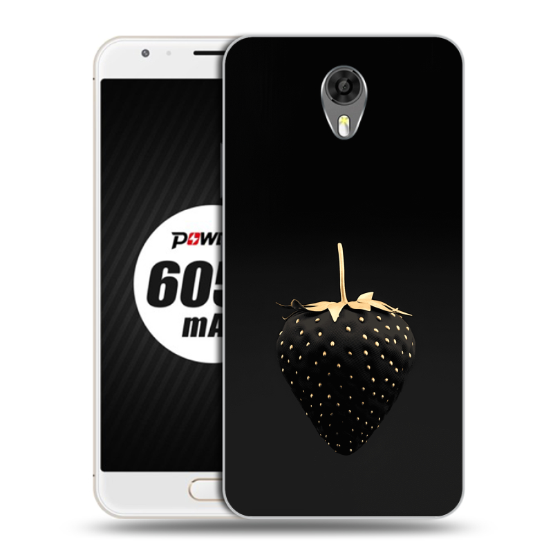 Пластиковый чехол на Ulefone Power 2 с принтом Черная клубника Пластиковый чехол на Ulefone Power 2 с принтом Черная клубника