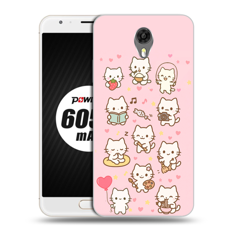 Пластиковый чехол на Ulefone Power 2 с принтом Hello Kitty Хелоу Кити Пластиковый чехол на Ulefone Power 2 с принтом Hello Kitty Хелоу Кити