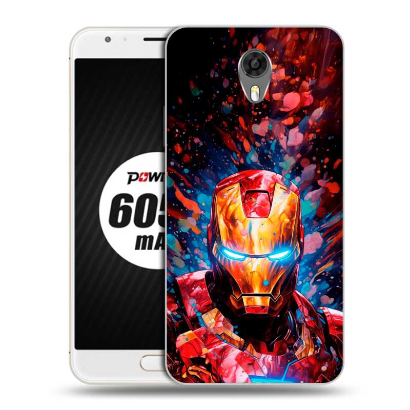Пластиковый чехол на Ulefone Power 2 с принтом Железный человек Ironman Пластиковый чехол на Ulefone Power 2 с принтом Железный человек Ironman