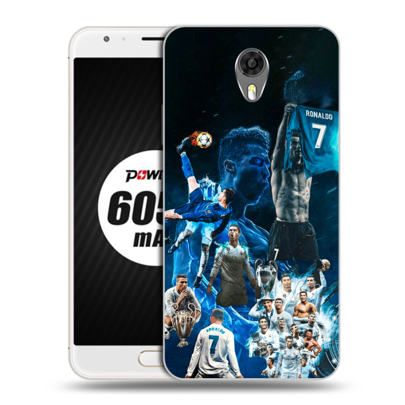 Пластиковый чехол на Ulefone Power 2 с принтом Реал Роналдо Пластиковый чехол на Ulefone Power 2 с принтом Реал Роналдо