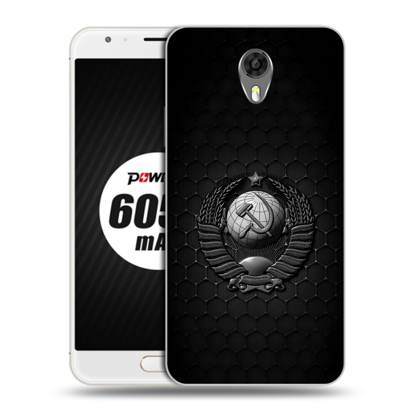 Пластиковый чехол на Ulefone Power 2 с принтом Герб Флаг СССР Пластиковый чехол на Ulefone Power 2 с принтом Герб Флаг СССР