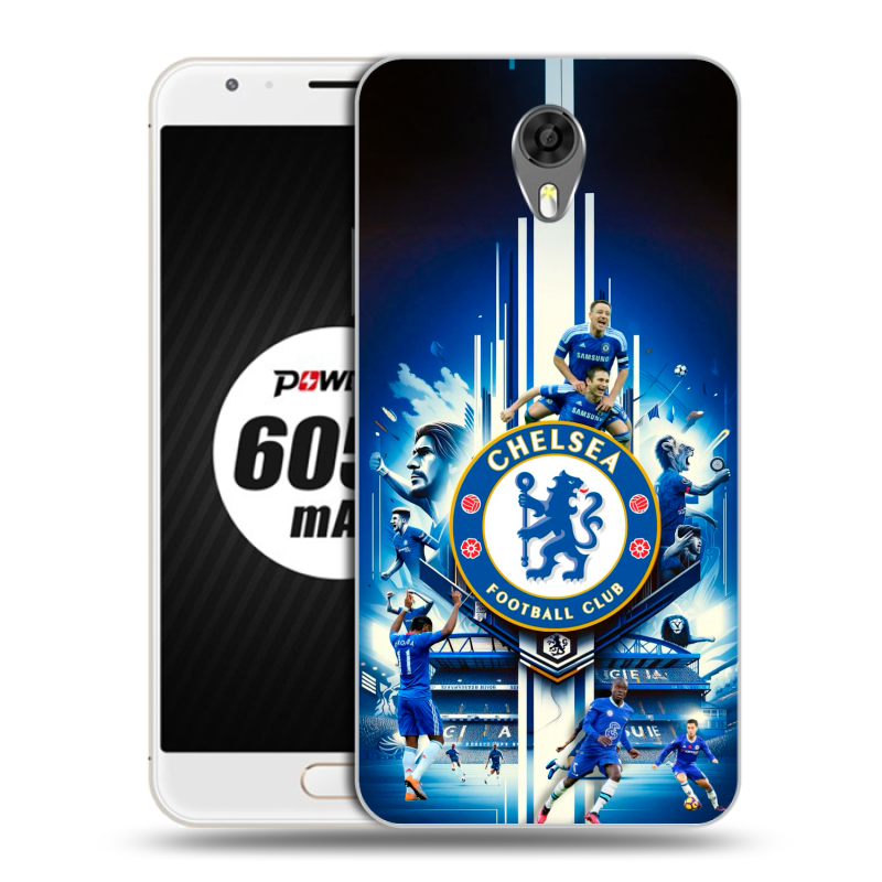 Пластиковый чехол на Ulefone Power 2 с принтом Chelsea Челси Пластиковый чехол на Ulefone Power 2 с принтом Chelsea Челси