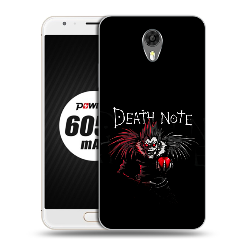 Пластиковый чехол на Ulefone Power 2 с принтом Death note Тетрадь смерти Пластиковый чехол на Ulefone Power 2 с принтом Death note Тетрадь смерти